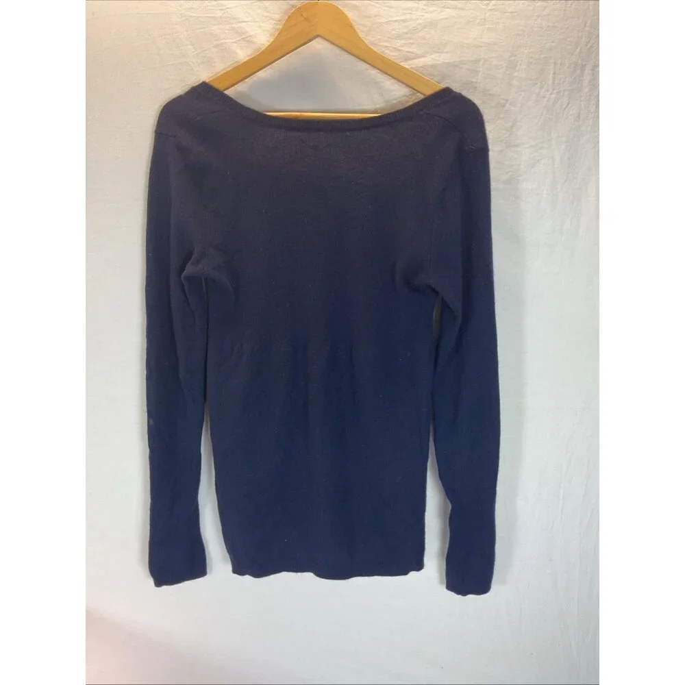 Vince Blue Wool Cashmere Blend Sweater Pullover Top S Navy‎